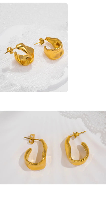 Aquarly J-Line Earrings