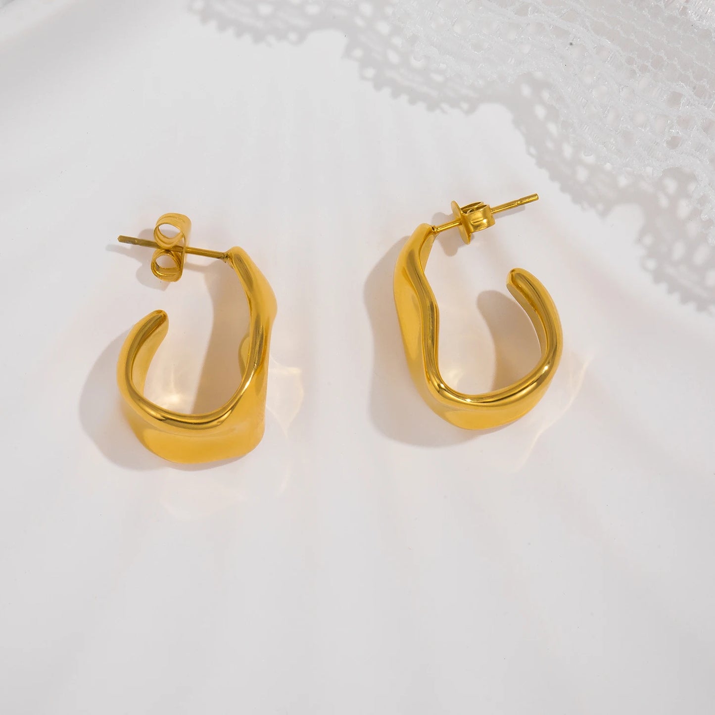 Aquarly J-Line Earrings