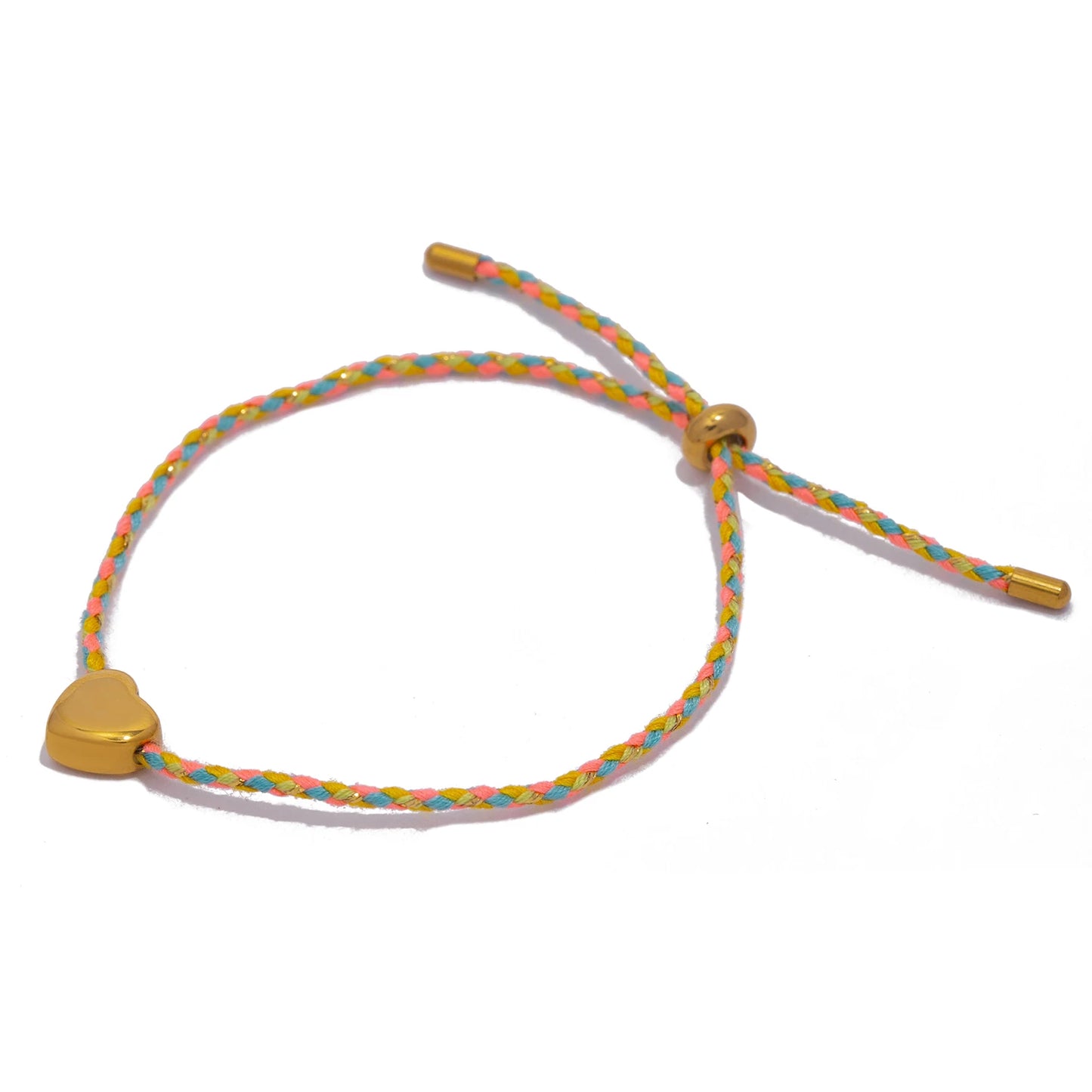 Aquarly Heart Rope Bracelet