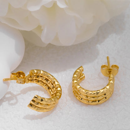 Aquarly Starry C-Hoops