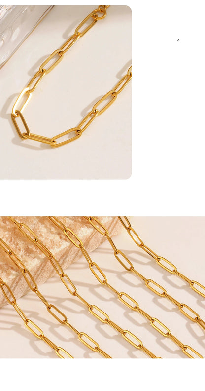 Aquarly Paperclip Chain Set