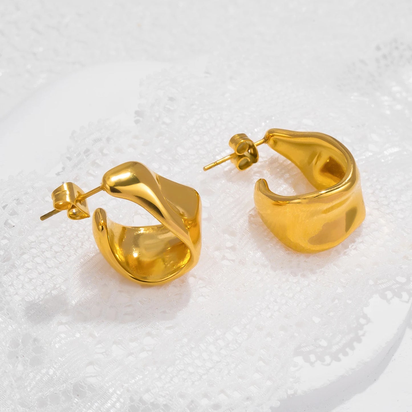 Aquarly J-Line Earrings