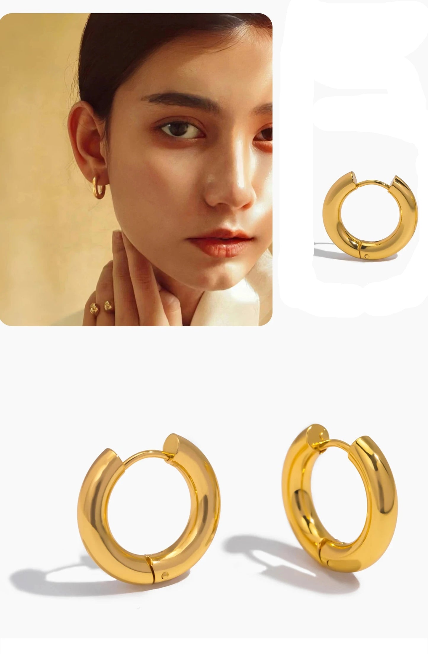 Aquarly Eterna Hoops