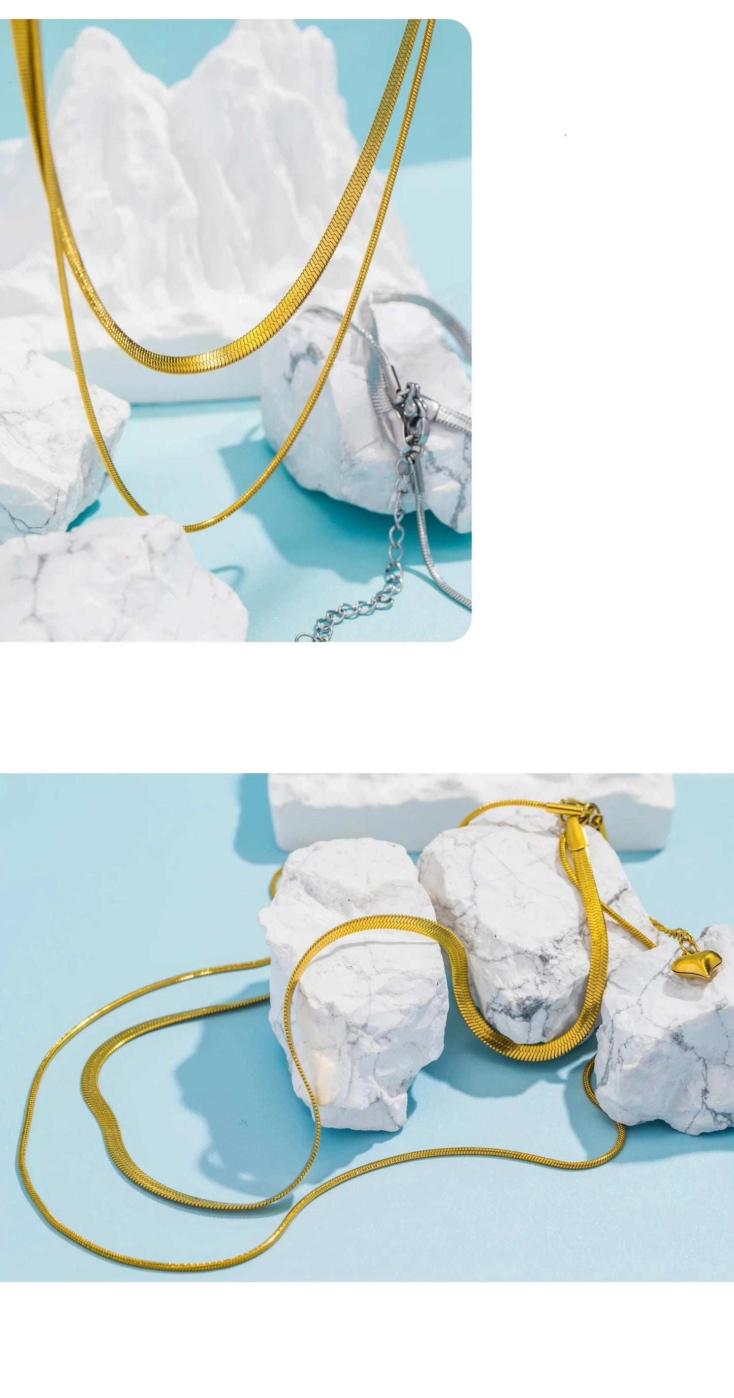 Aquarly Duo Snake Necklace