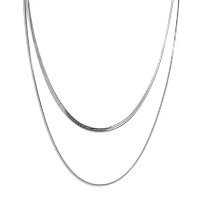 Aquarly Duo Snake Necklace