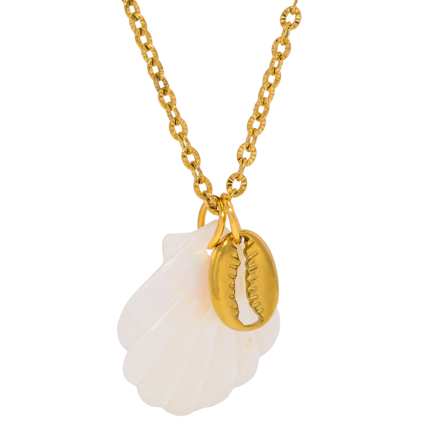 Aquarly Marine Pearl Necklace