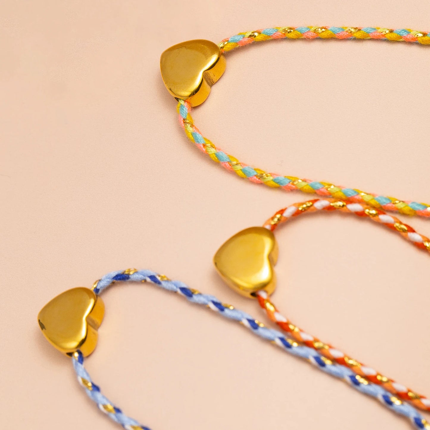 Aquarly Heart Rope Bracelet