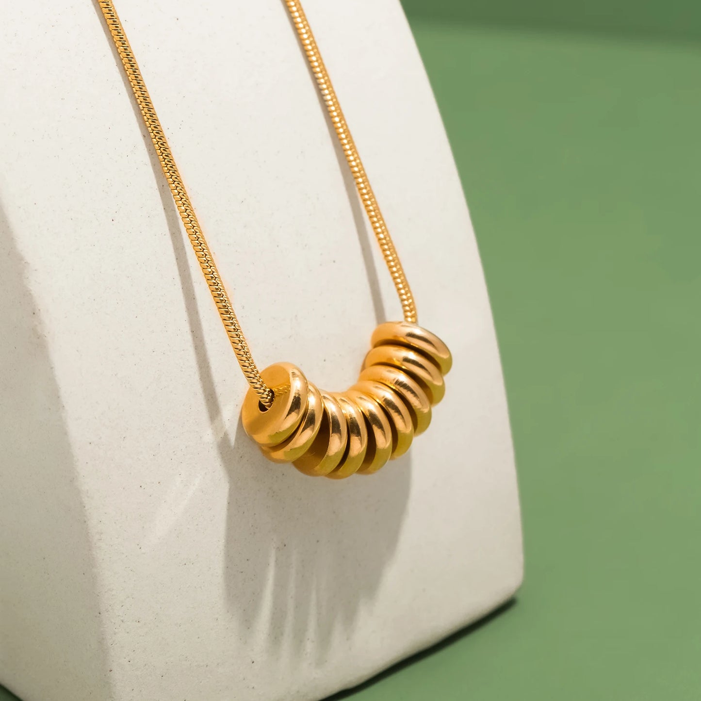 Aquarly Eternal Circle Necklace