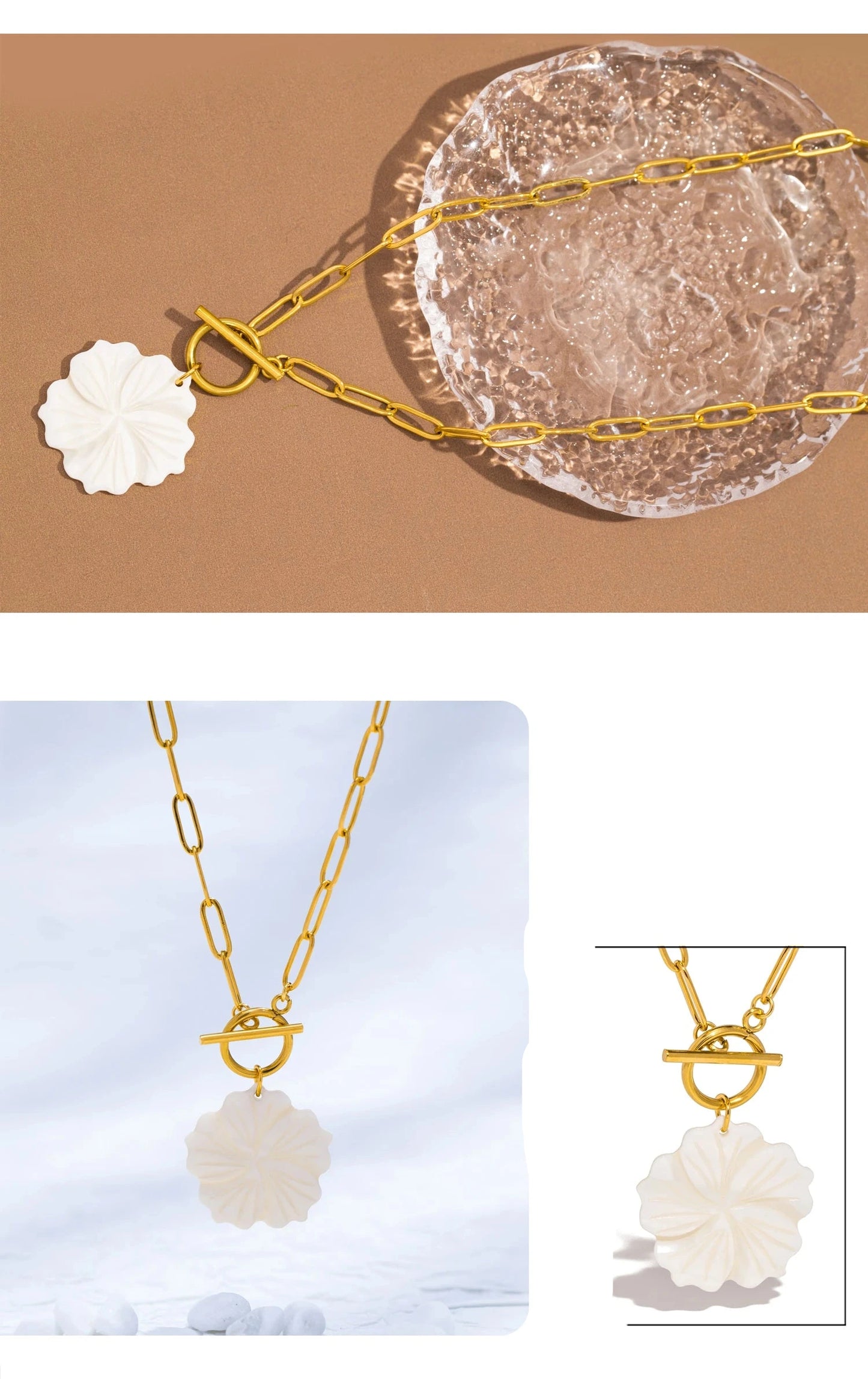 Aquarly Ocean Bloom Necklace