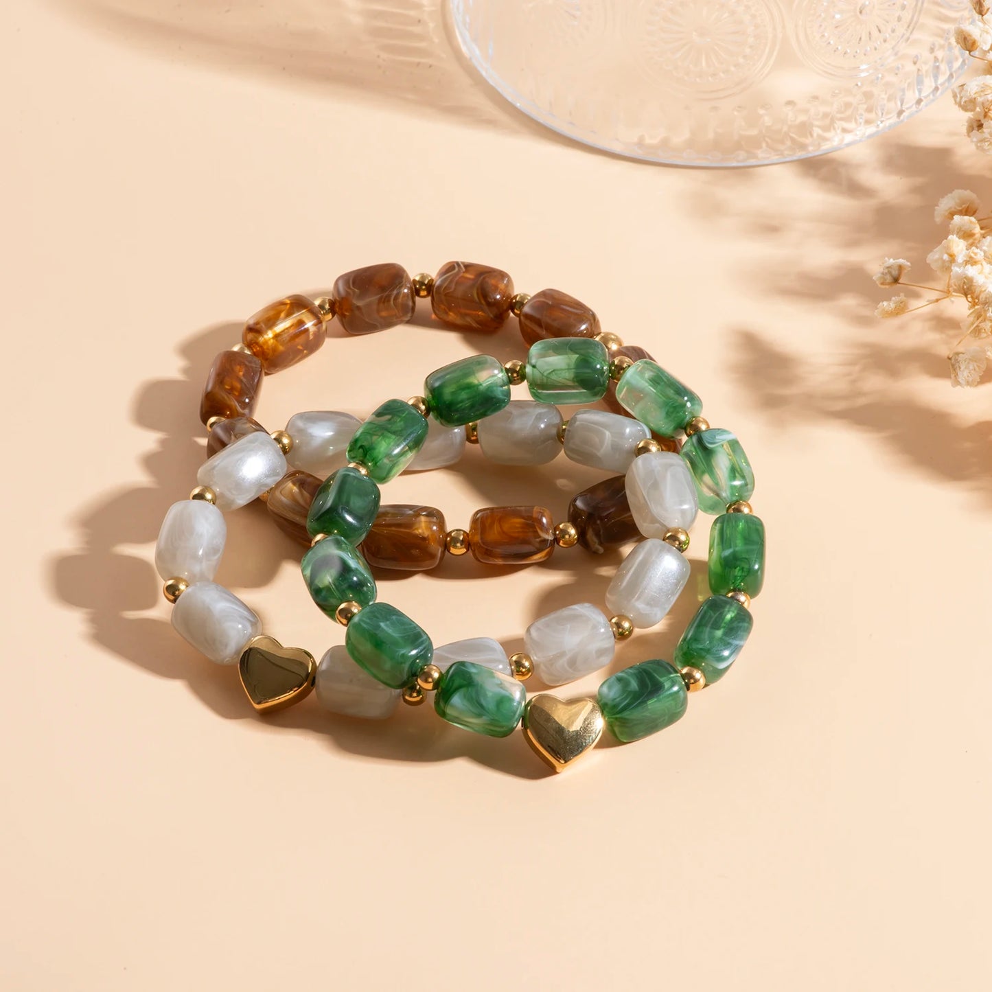 Emerald Waves Armband