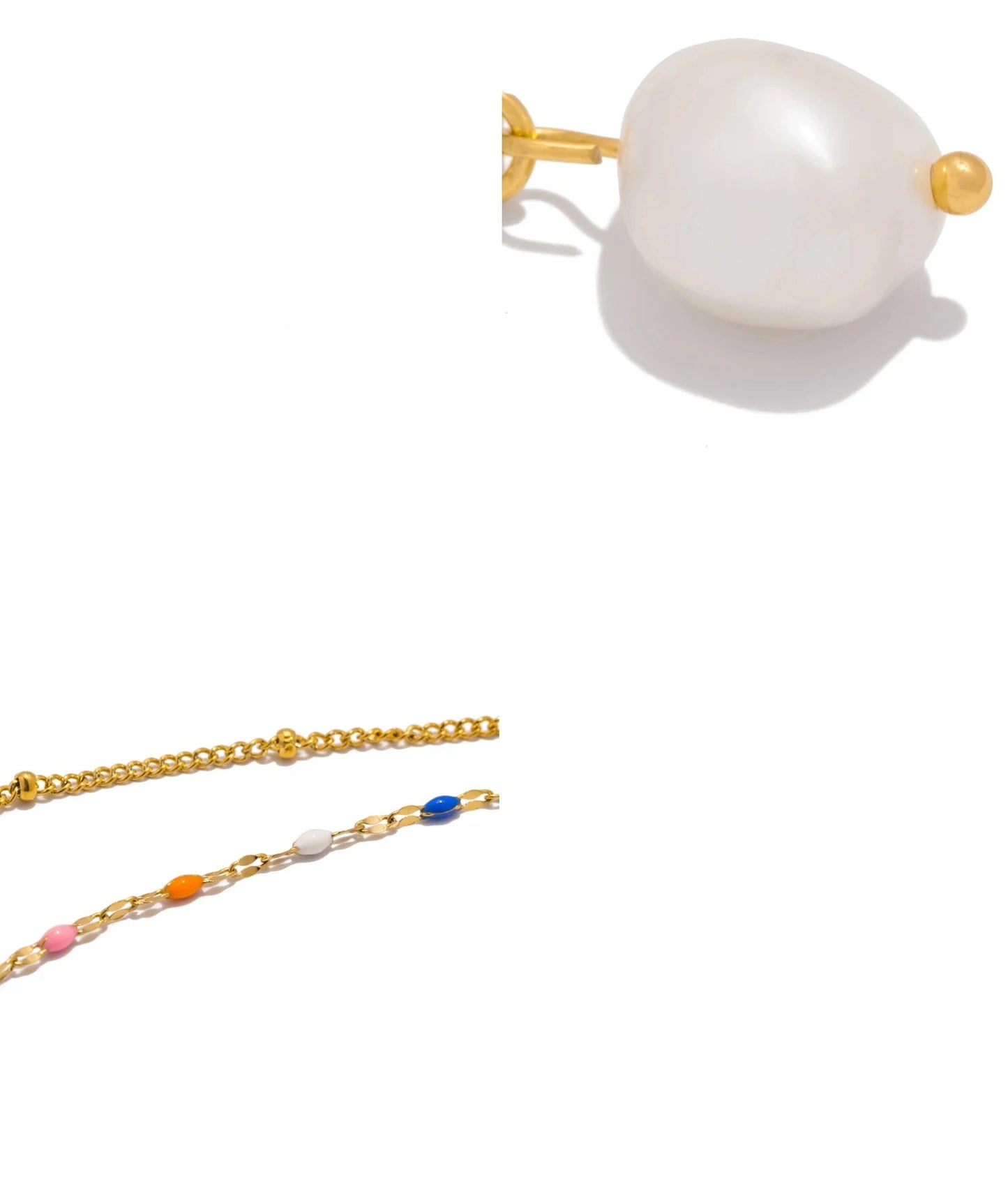 Aquarly Pearl Layers Necklace