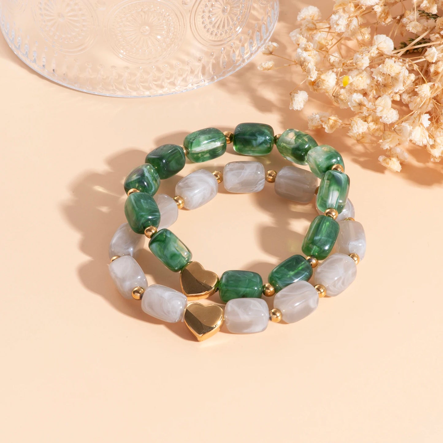 Emerald Waves Armband