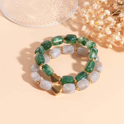 Emerald Waves Armband