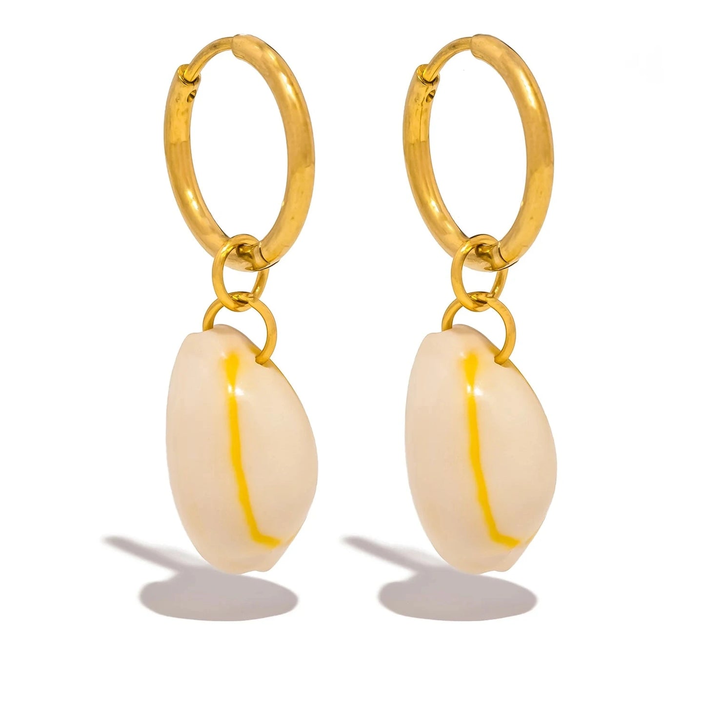 Aquarly Conch Drop Earrings