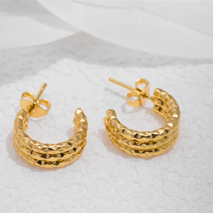 Aquarly Starry C-Hoops