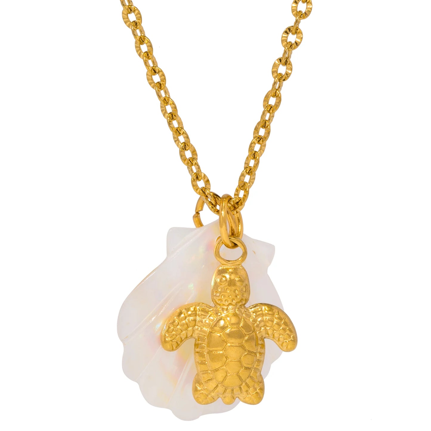 Aquarly Marine Pearl Necklace